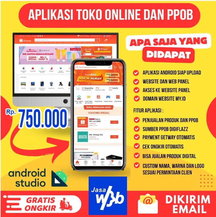 APLIKASI TOKO ONLINE DAN PPOB - SEMUA DALAM GENGGAMAN ANDA! 